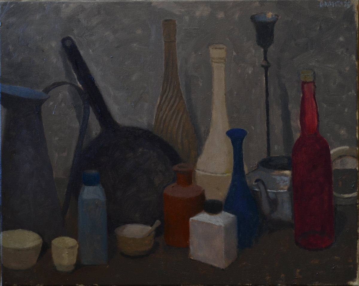 David Griffith | Still life crowded table