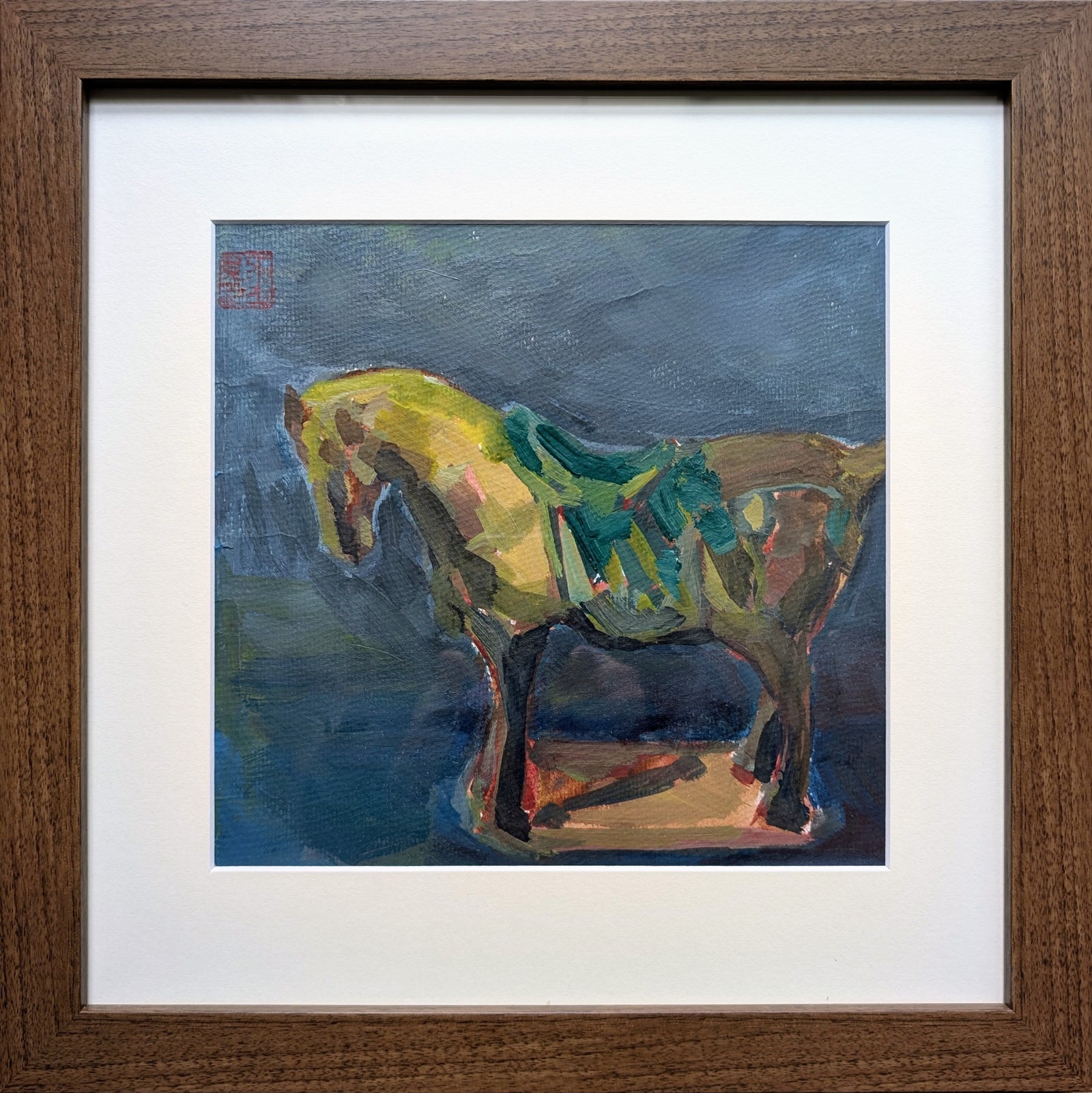 Florence Wang | Tricoloured Horse Figurine 1