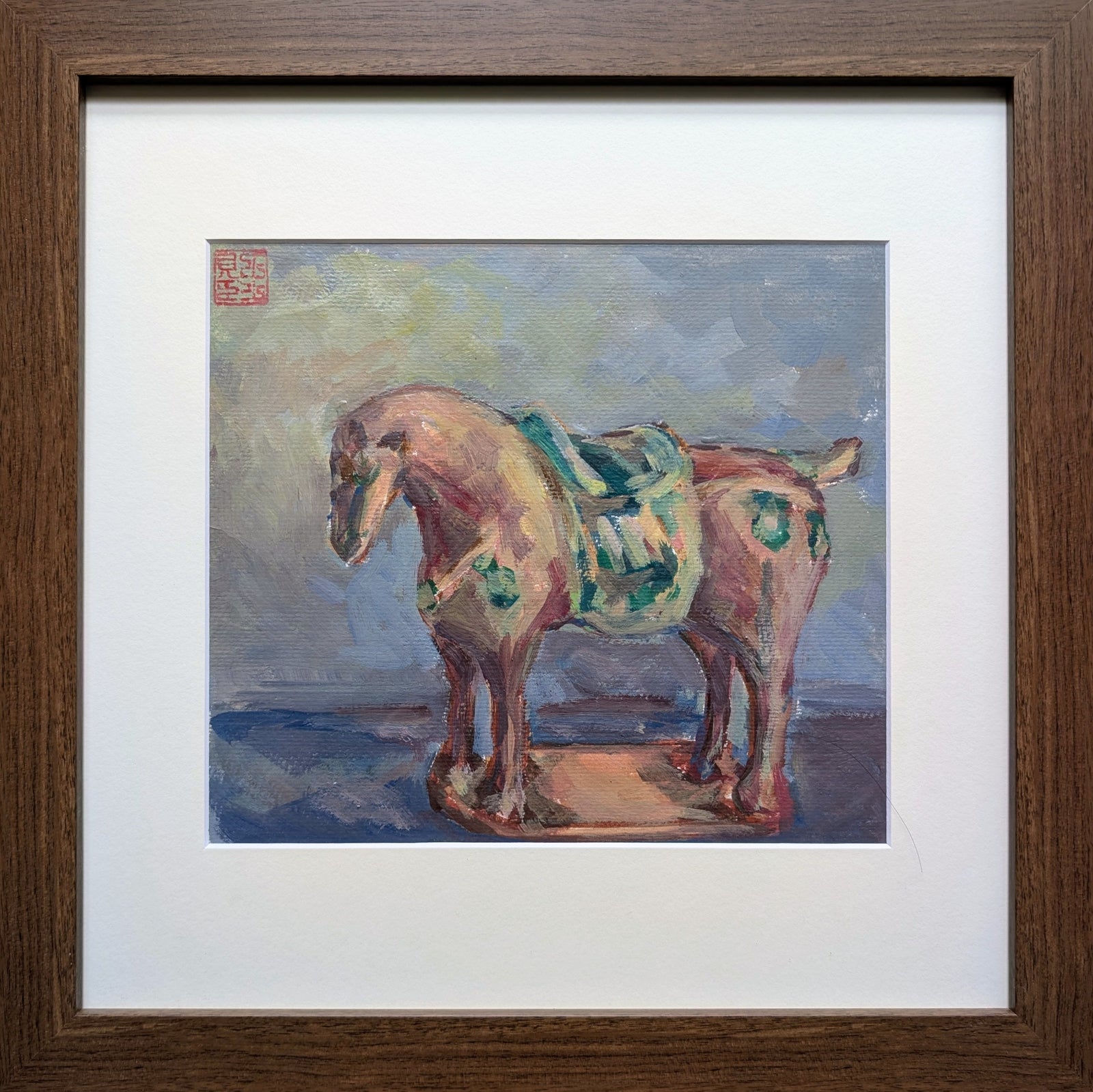 Florence Wang | Tricoloured Horse Figurine 2