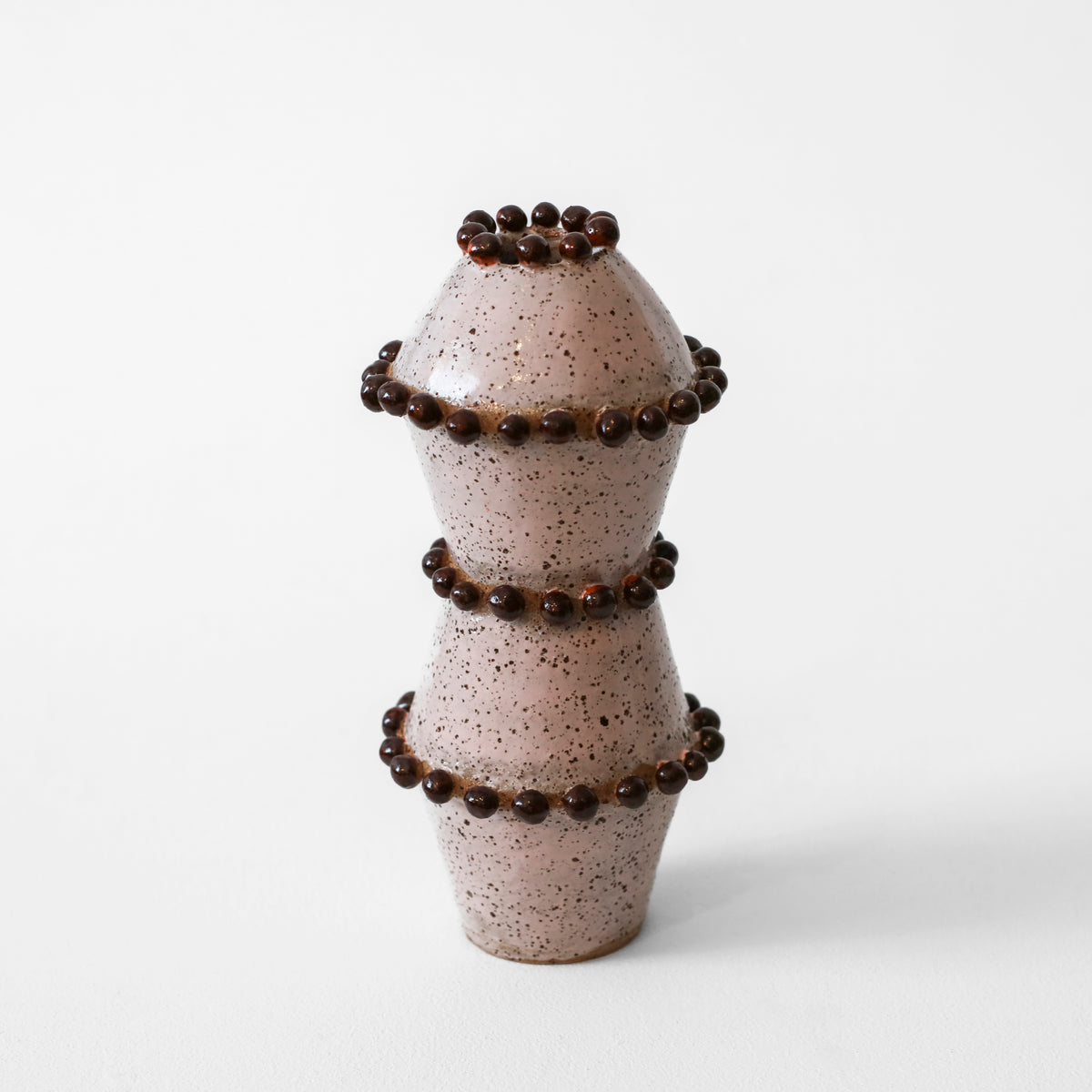 Claire Gorst | Tall Angled Beaded Vase