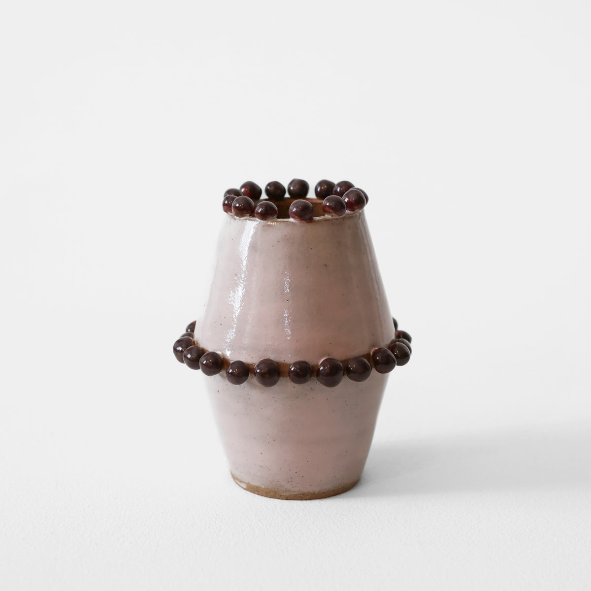 Claire Gorst | Angled Beaded Vase #1