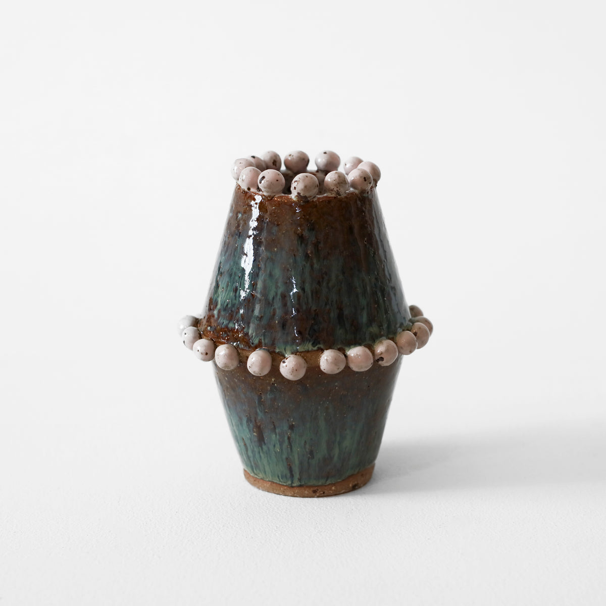 Claire Gorst | Angled Beaded Vase #4