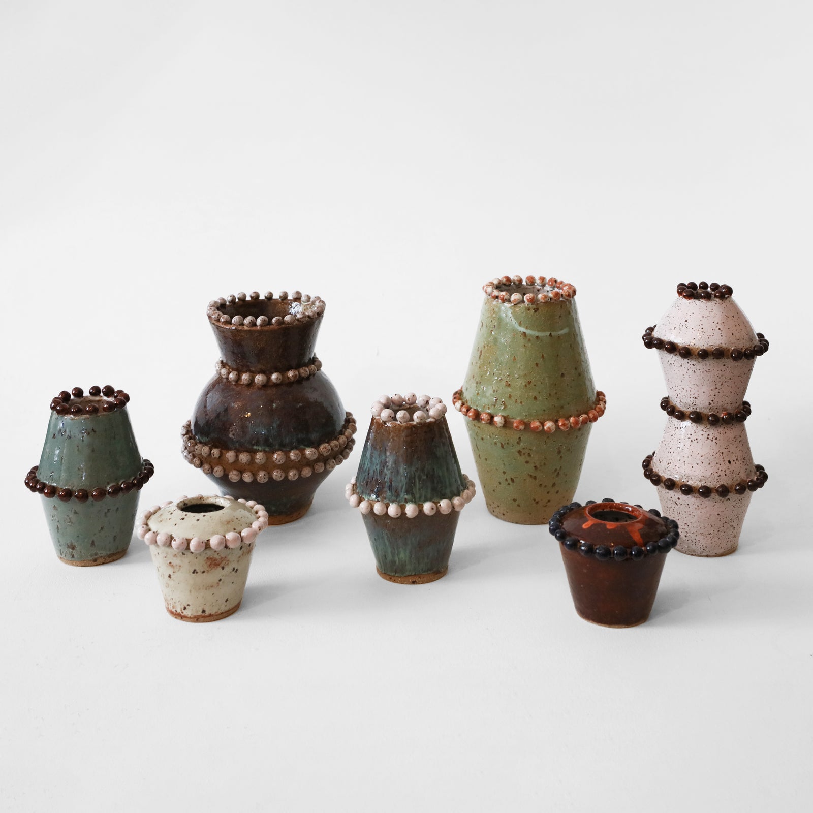 Claire Gorst | Angled Beaded Vase #1