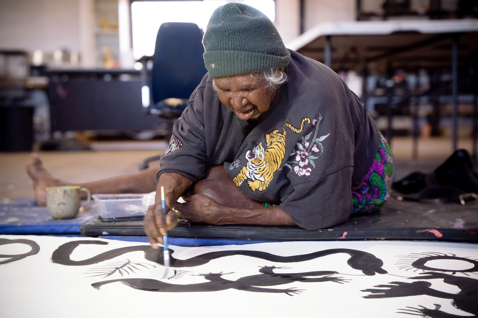 Doris Bush Nungarrayi | Nyunmanu & Papa Tjukurrpa 573-25