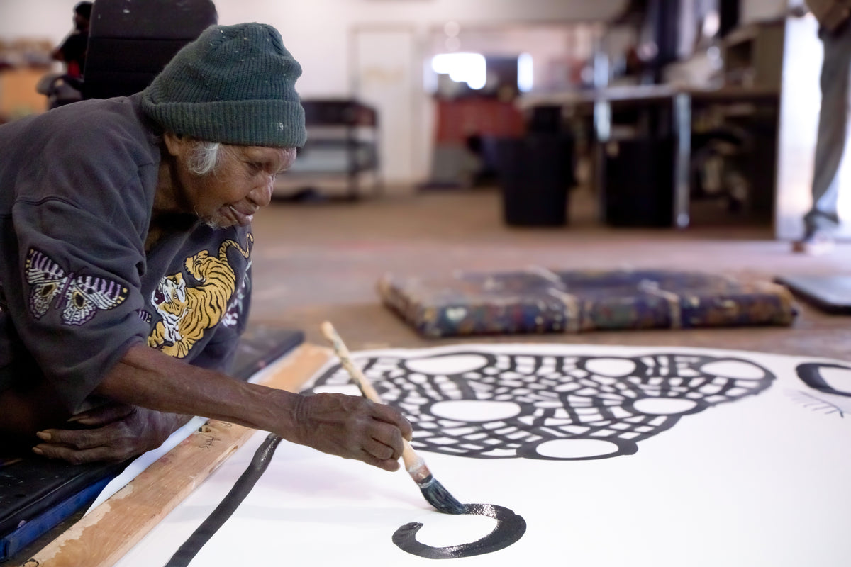 Doris Bush Nungarrayi | Nyunmanu & Papa Tjukurrpa 573-25