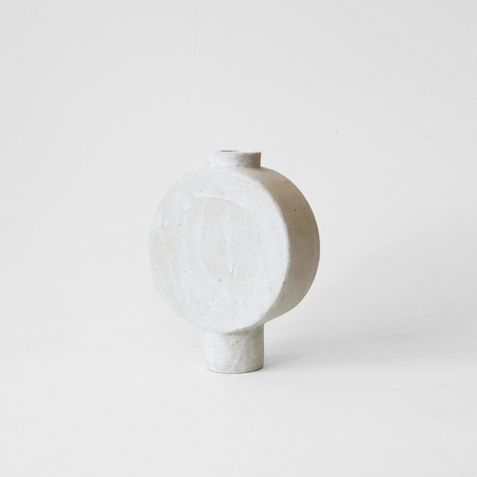 Clae Studio | Drum Vessel (Matte White)