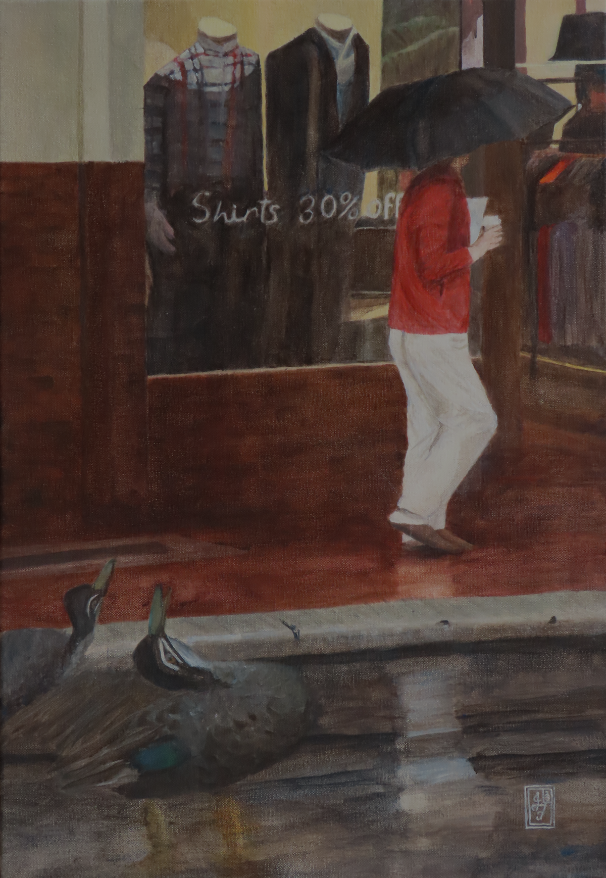 Janet Fountain | Ducks in Rokeby Road