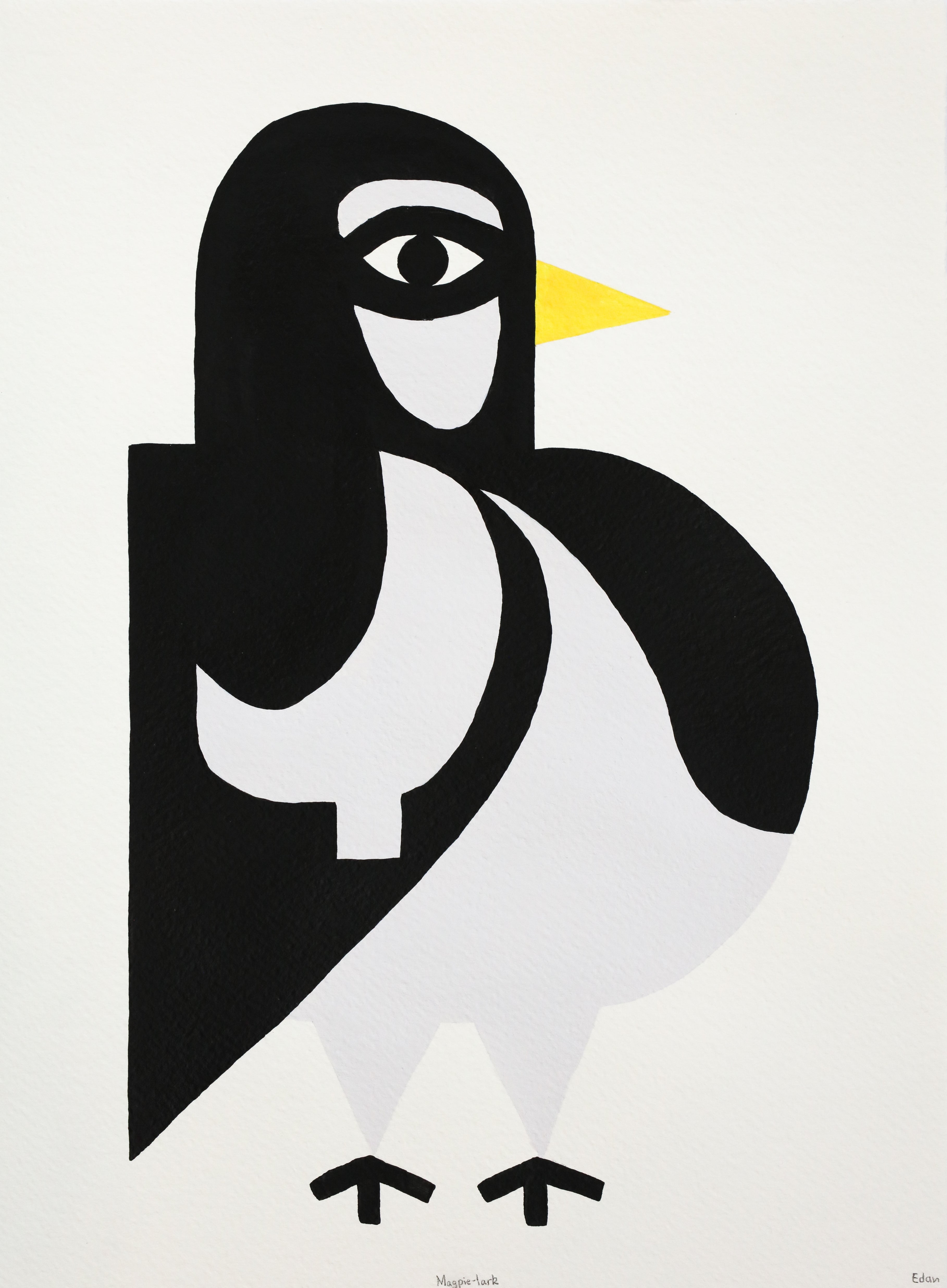 Brunswick Street Gallery - Edan Azzopardi | Magpie-lark