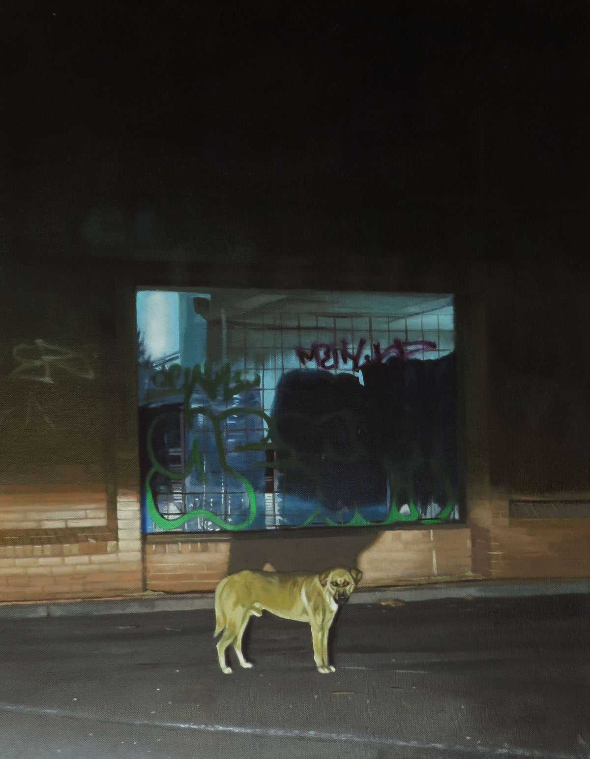 Peter Tankey | Howitt St Headlight (study)