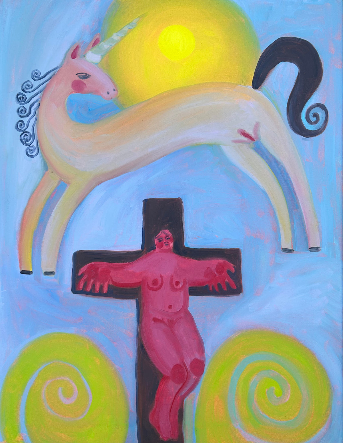 Frances Cannon | Unicorn and Girl Jesus