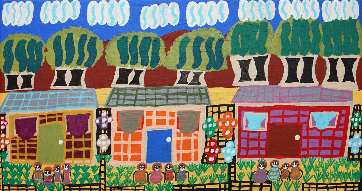 Ingrid Williams | Three Houses in Hermannsburg 12956-23