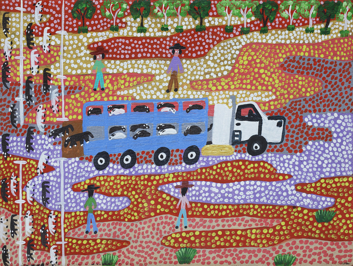Jill Daniels | Truck and cattle 118-25