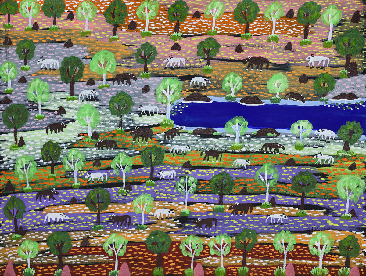 Jill Daniels | Billabong and cattle 36-25