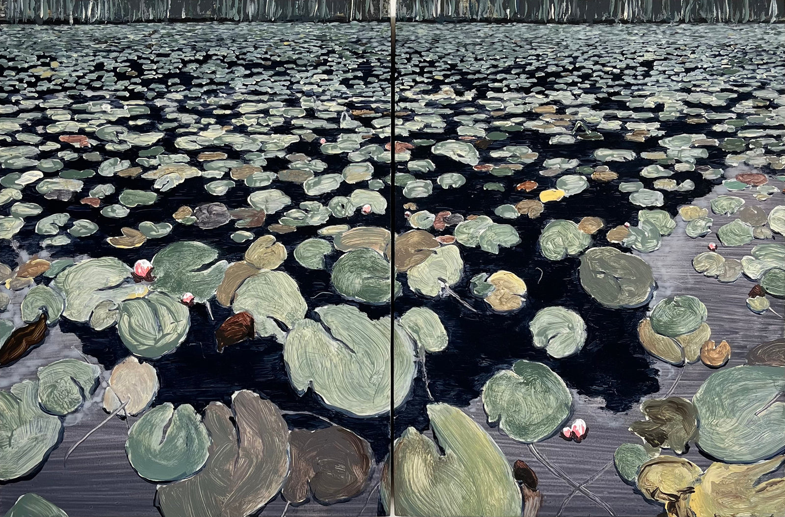 Sam Boyle | Lily lake diptych