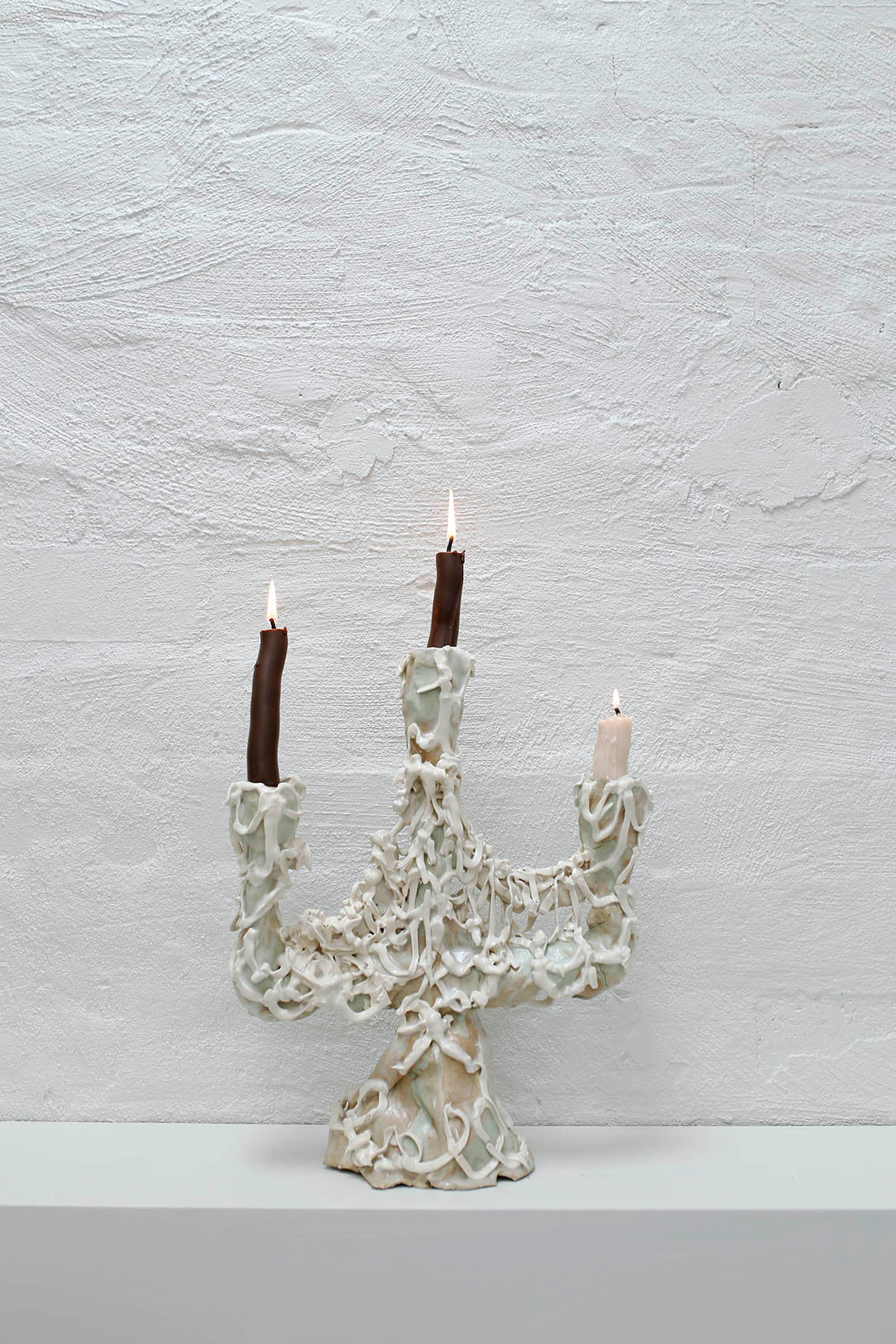 Hilary Green | Ribbon Mess Candelabra