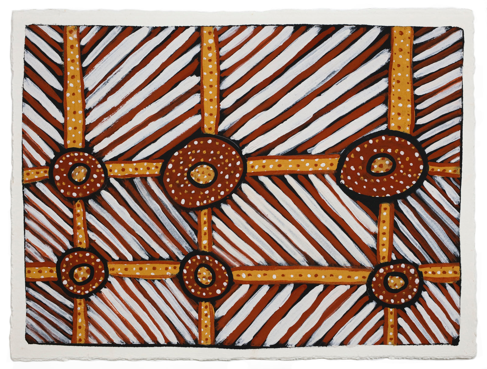 Marie Yvonne Tipuamantumirri  | Warnarringa jilamara (tribal sun design) 789-24