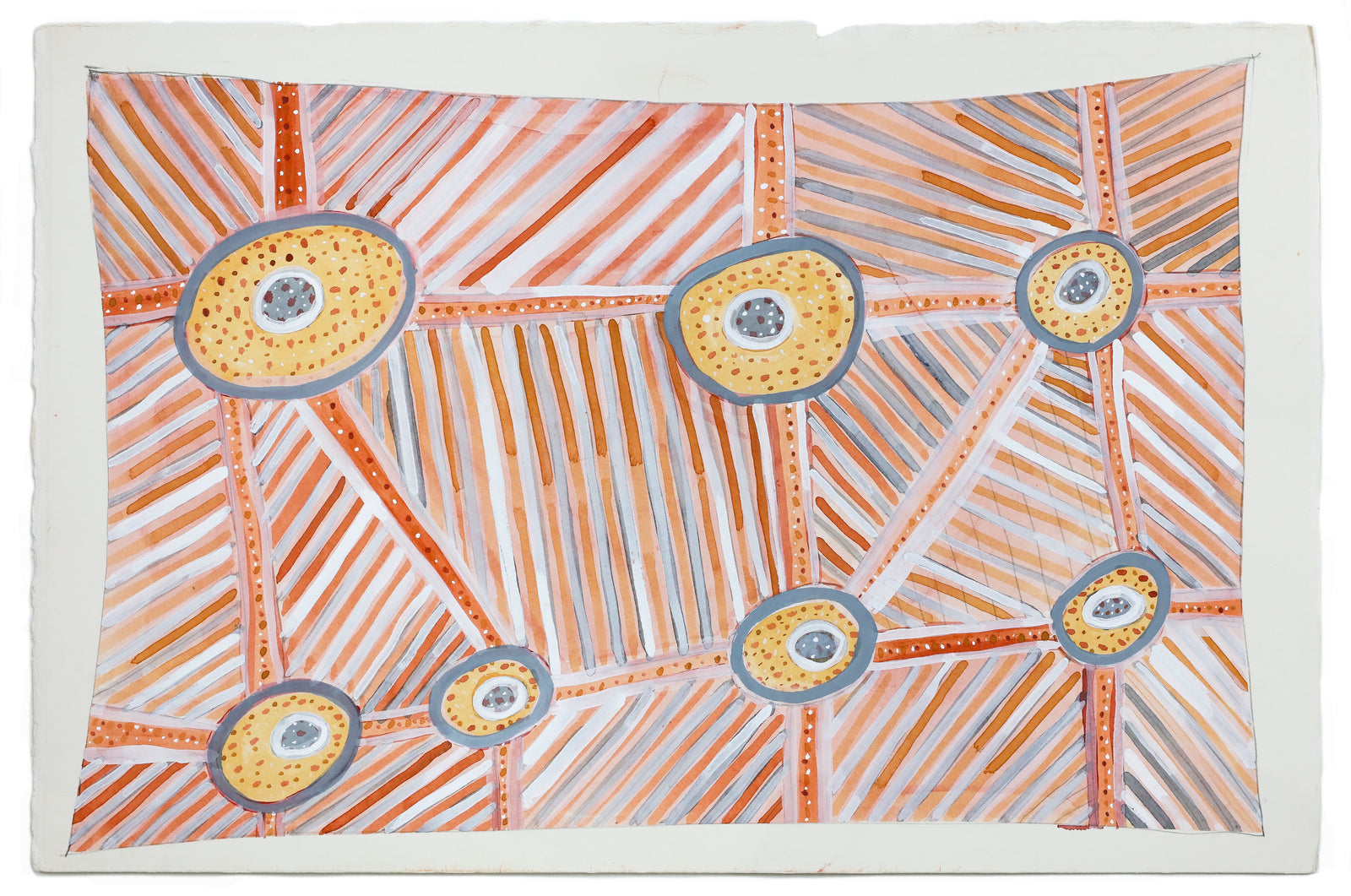 Marie Yvonne Tipuamantumirri  | Warnarringa jilamara (tribal sun design) 724-24