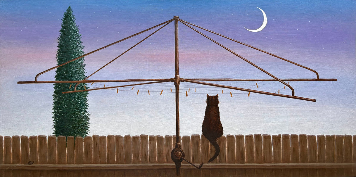 Matthew Watts | Over The Fence #23 (Twilight Cat)