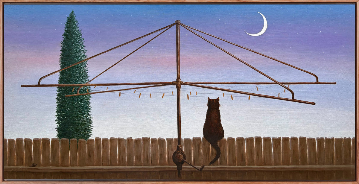 Matthew Watts | Over The Fence #23 (Twilight Cat)
