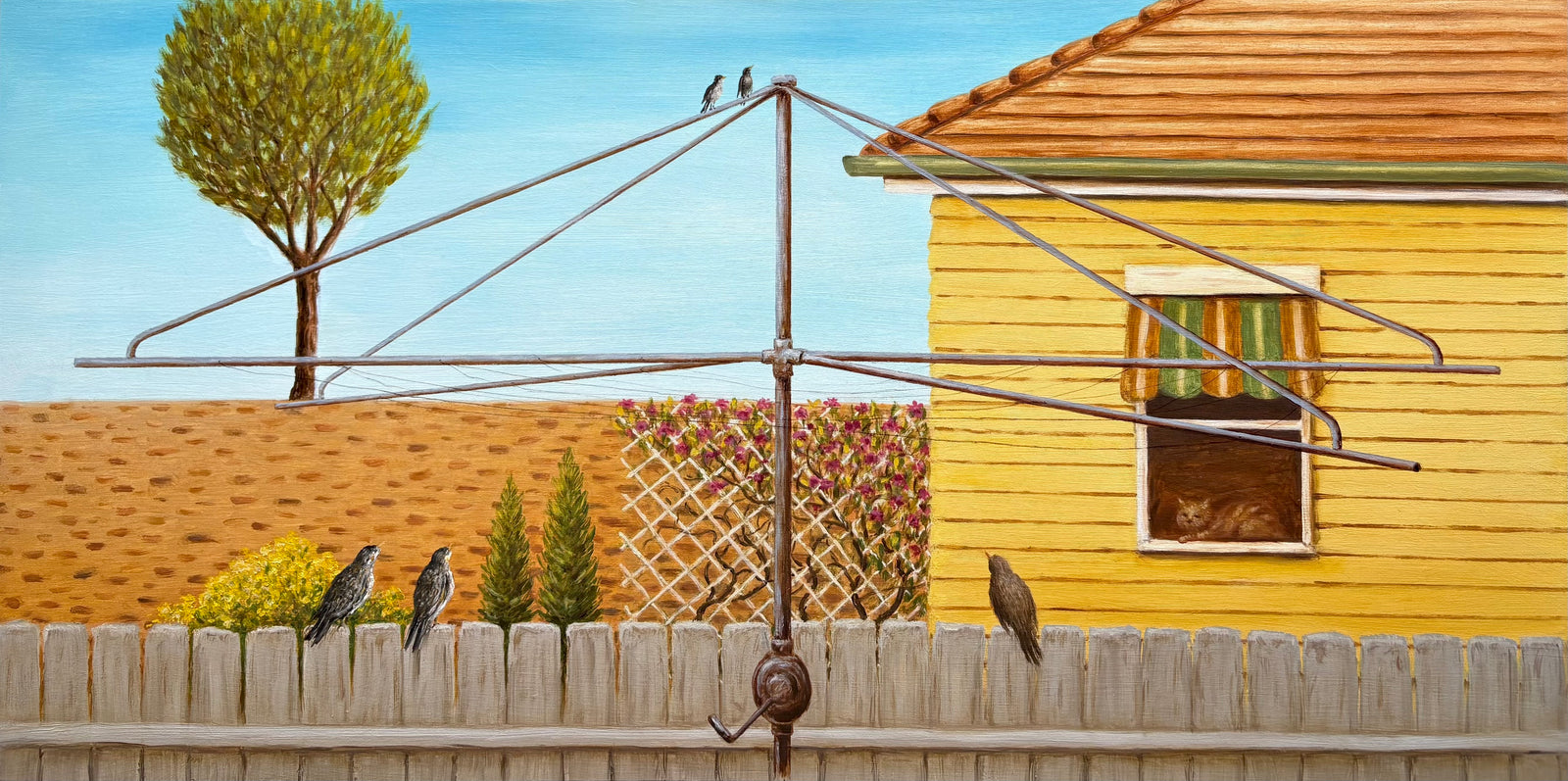 Matthew Watts | Over The Fence #24 (Shadow Cat)