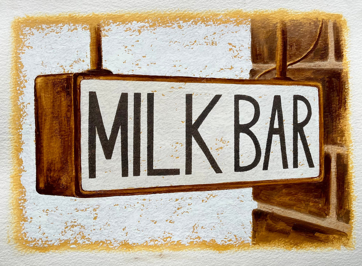 Matthew Watts | Milk Bar Sign #4 (Chocolate)