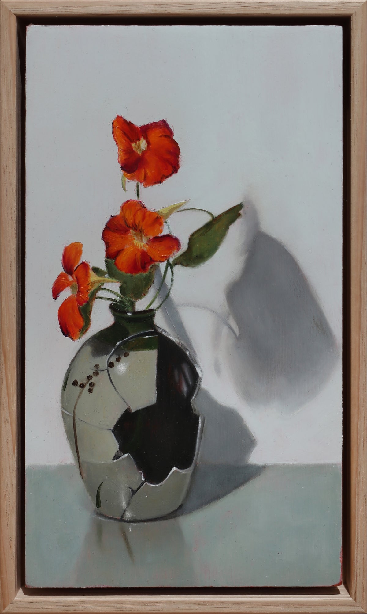 Jo Joyce | Nasturtiums and broken vase