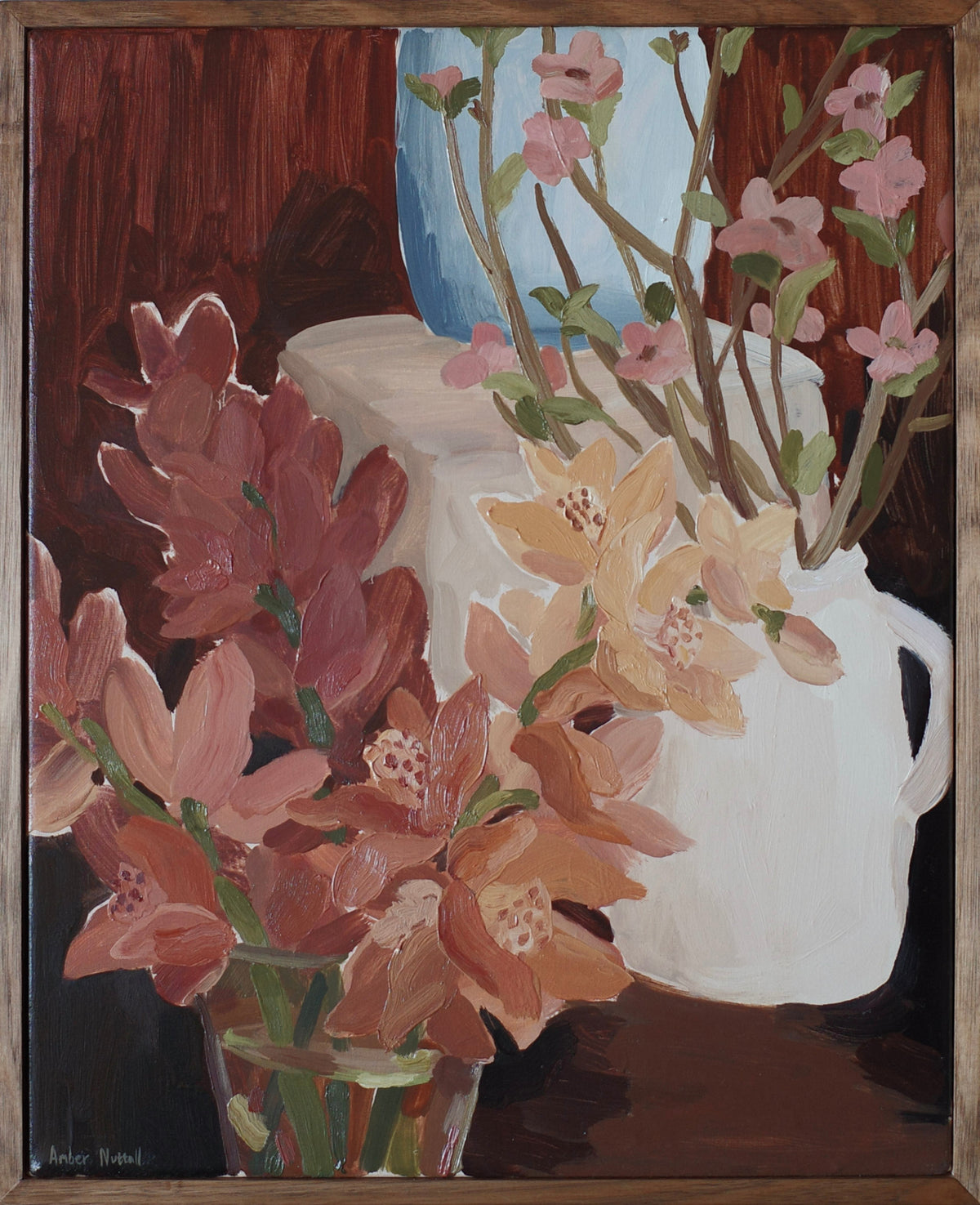 Amber Nuttall | Orchids and dogwood in the florist