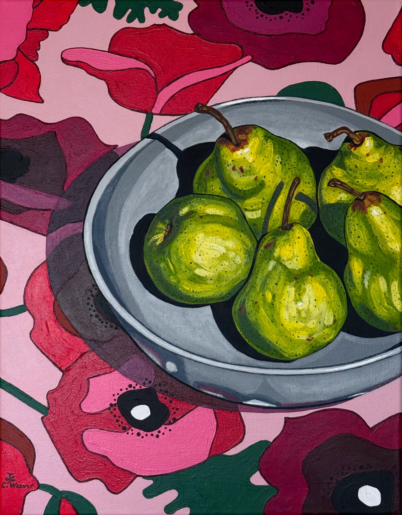 Claire Weaver | Pears and Poppies