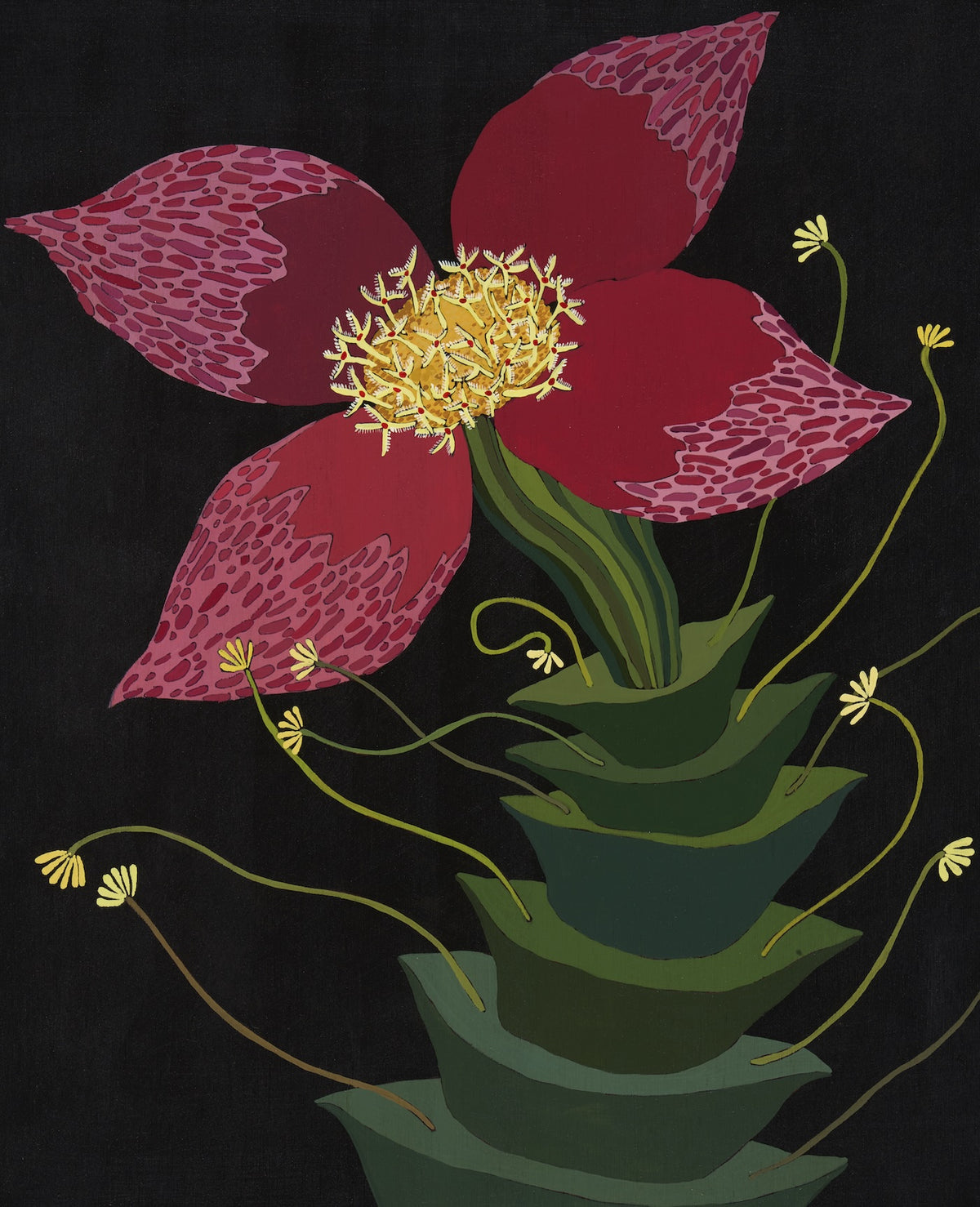 Irina Nazarova | Red flower