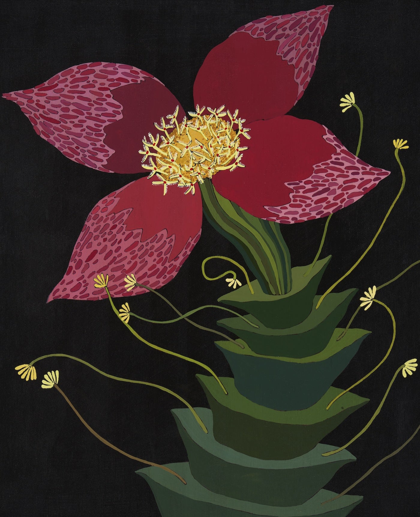 Irina Nazarova | Red flower