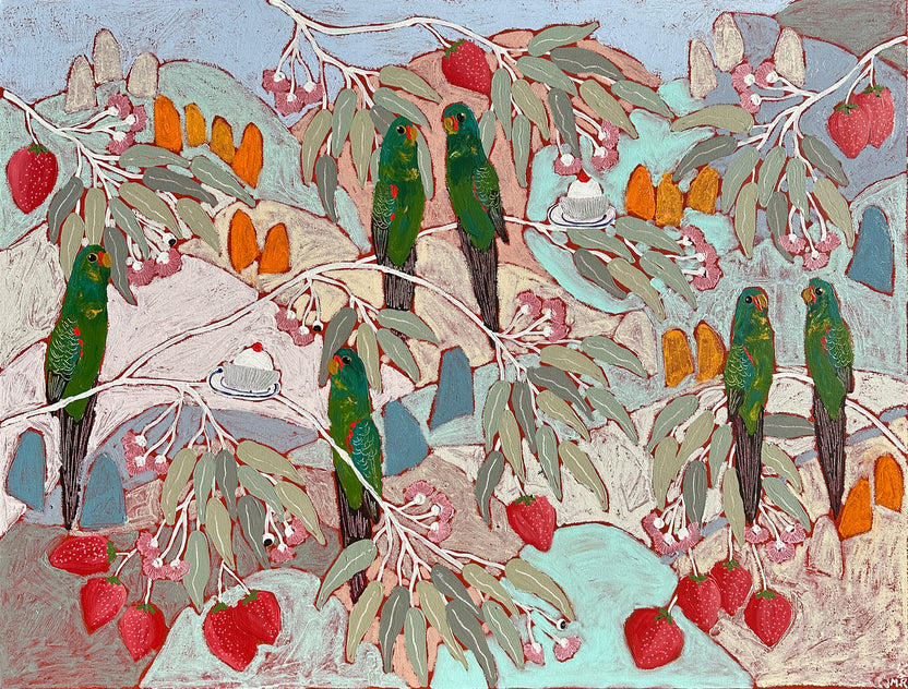 Brunswick Street Gallery - Hannah Goggs AKA Moody Rabbit | Strawberry Tree