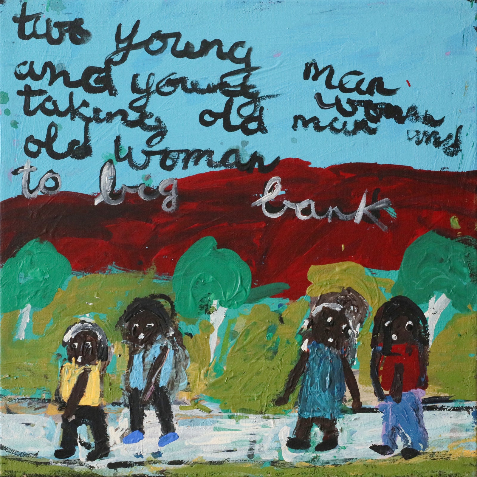 Sally M Nangala Mulda | Going to bank 14331-26