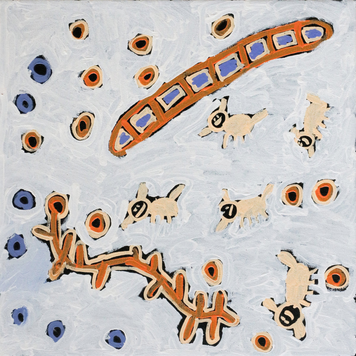 Saraeva Napangardi Marshall | Mina Mina Jukurrpa (Mina Mina Dreaming) 419/26