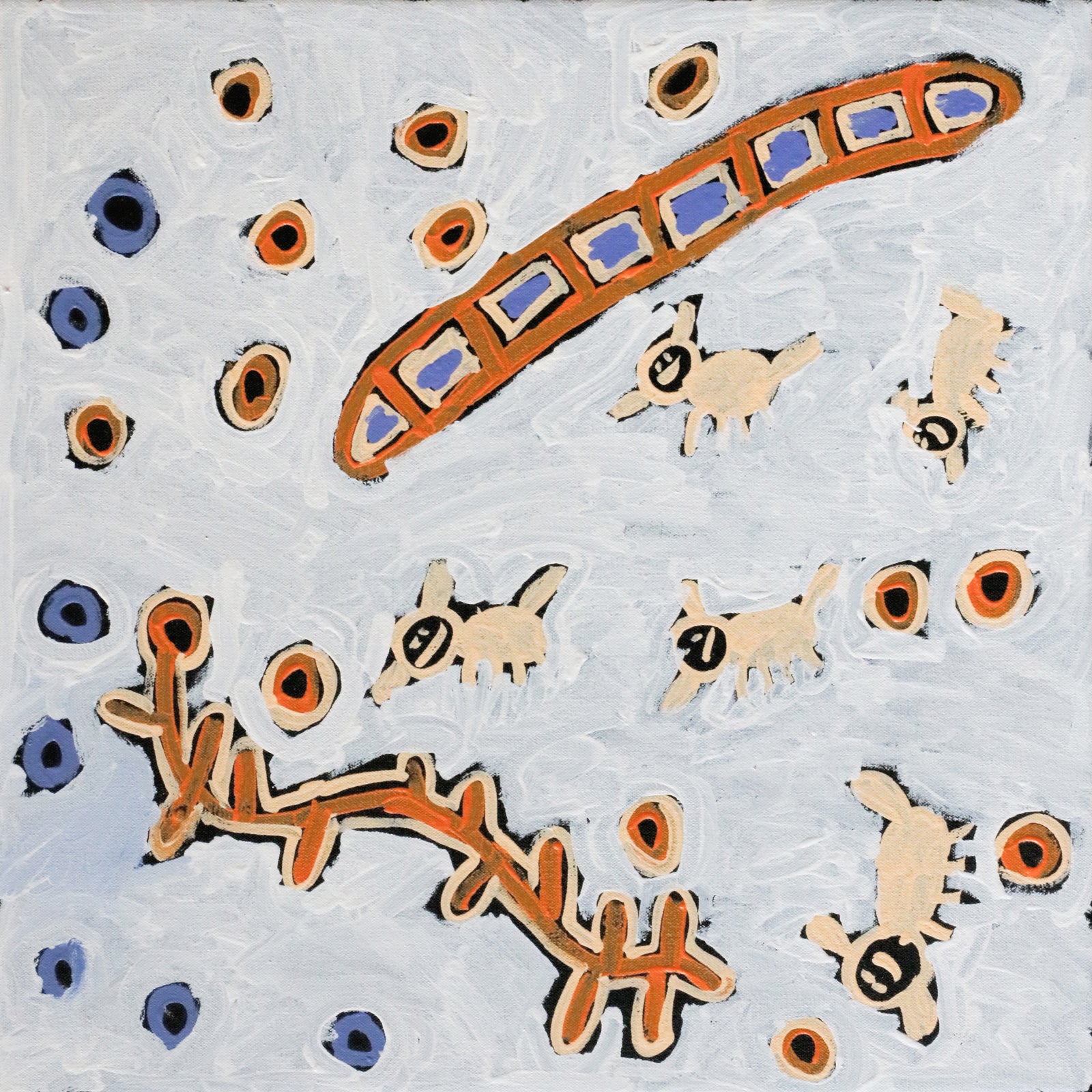 Saraeva Napangardi Marshall | Mina Mina Jukurrpa (Mina Mina Dreaming) 419/26
