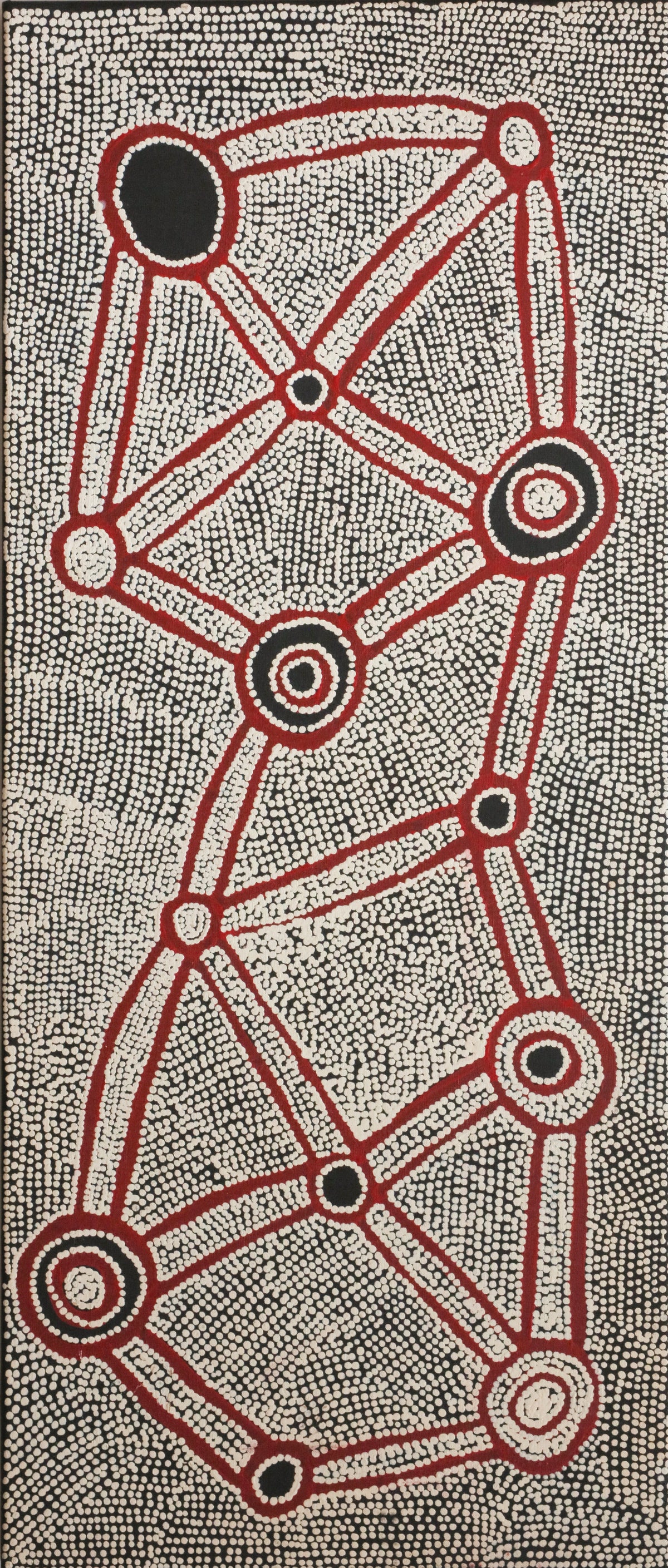 Shane Jampijinpa Brown | Ngapa Jukurrpa (Water Dreaming) - Puyurru 1166/25ny