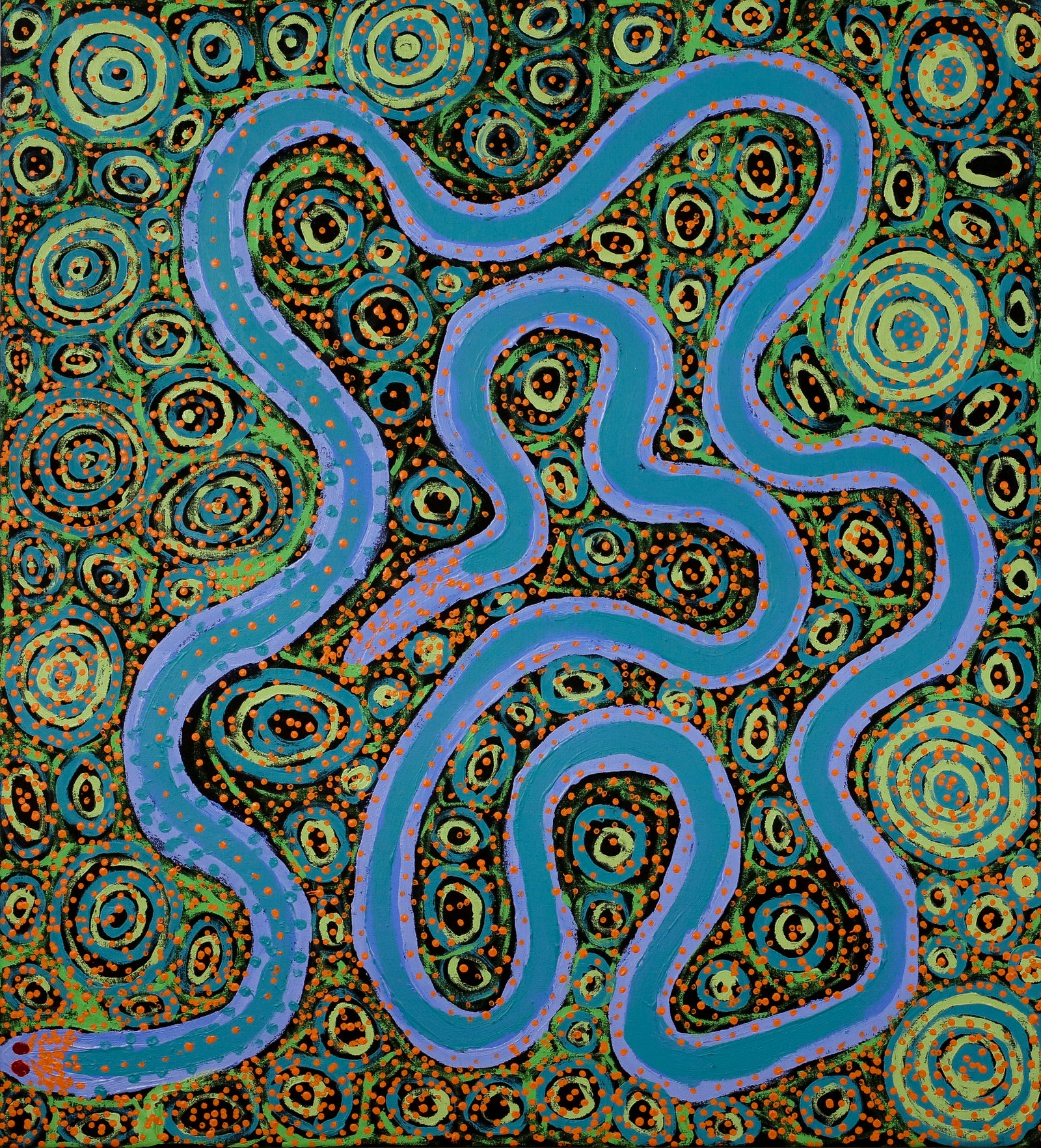 Shirley Adamson | Wanampi Tjukurpa 670-19