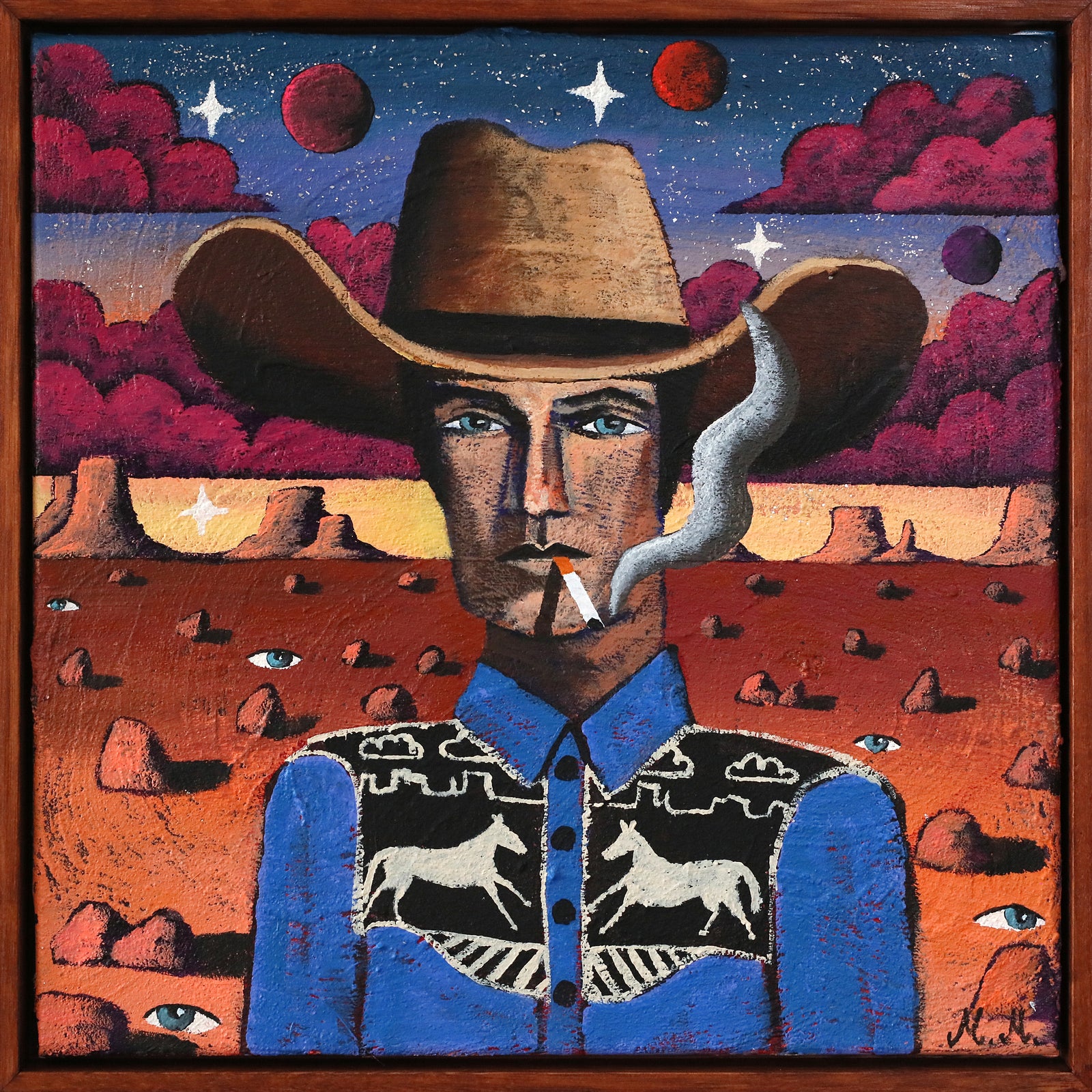 Brunswick Street Gallery - Mickey Mason | Sonoran Desert Cowboy