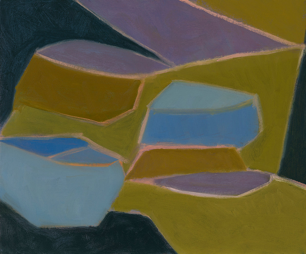 Lisa Banks | Still Life with Green & Purple