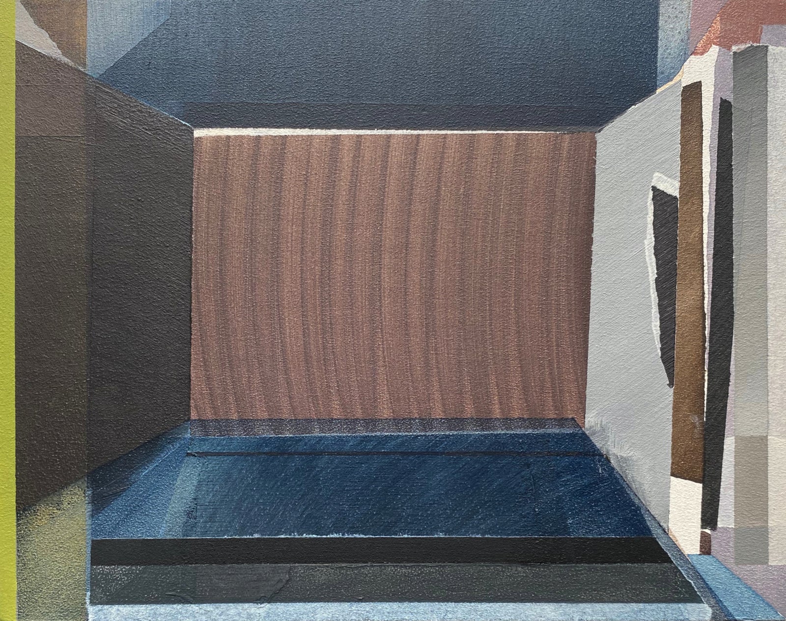 Philip James Mylecharane | Temporary burgundy plane