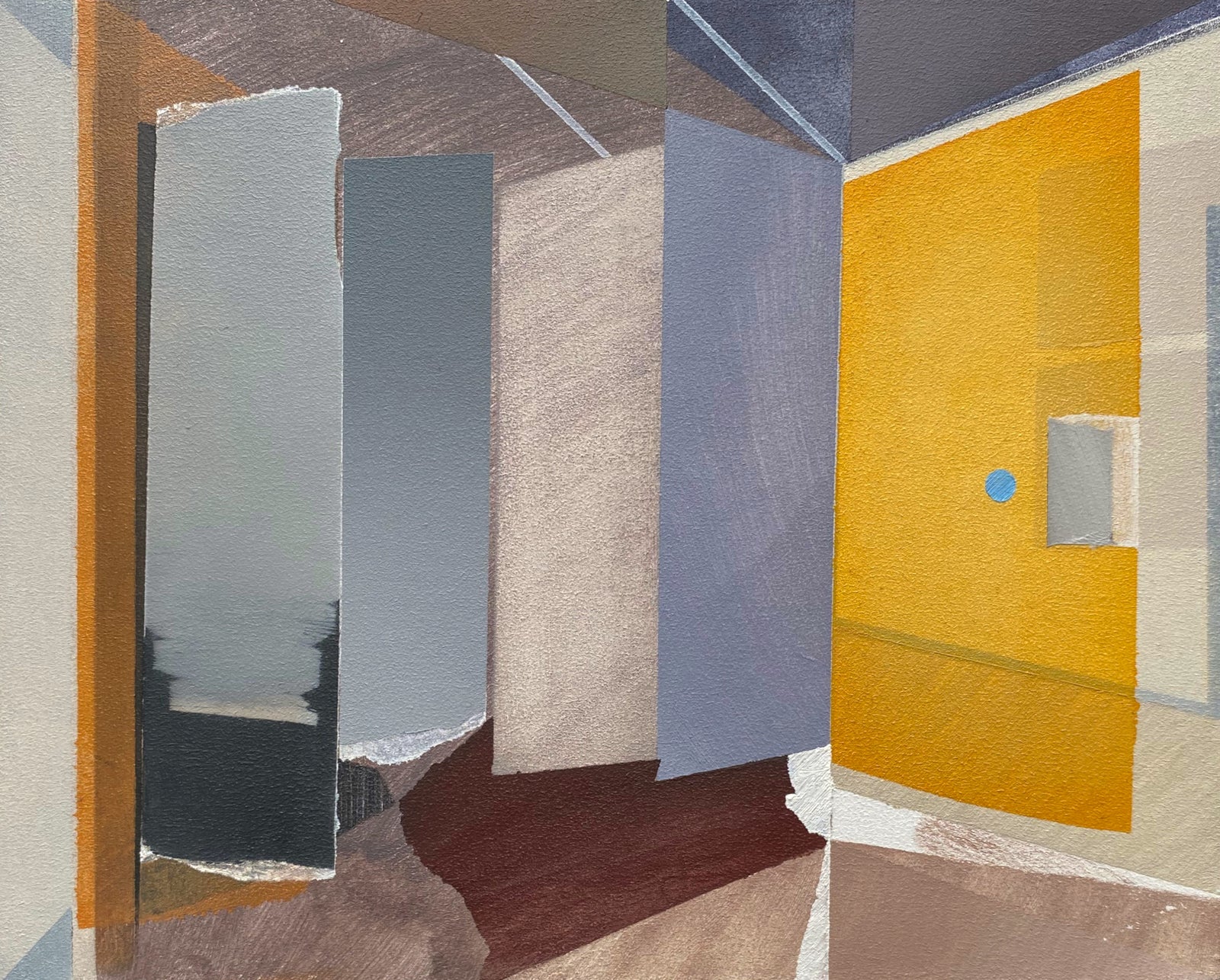 Philip James Mylecharane | Texture sight lines with evening window
