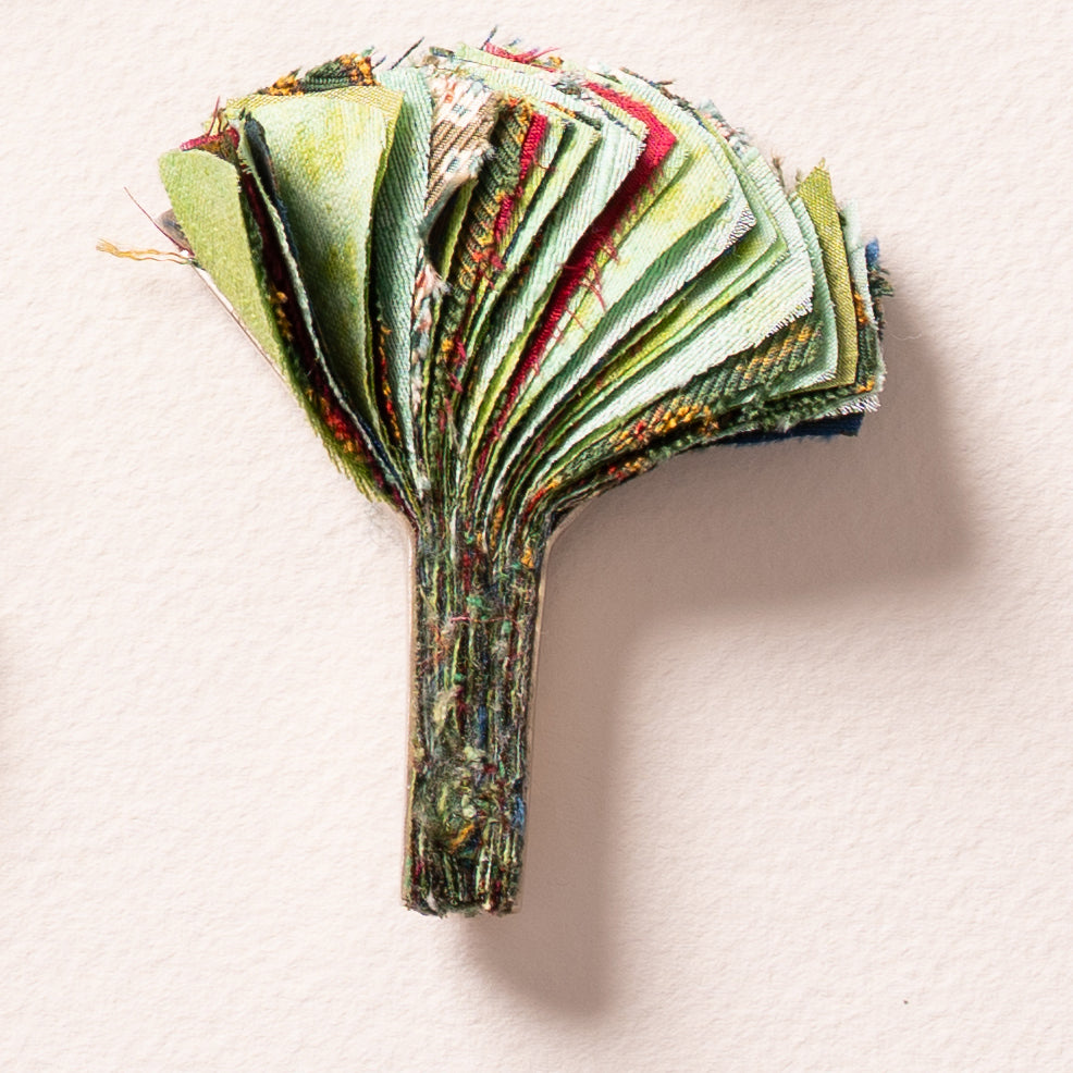 Sultana Shamshi | Silk Palm 1 (Brooch)