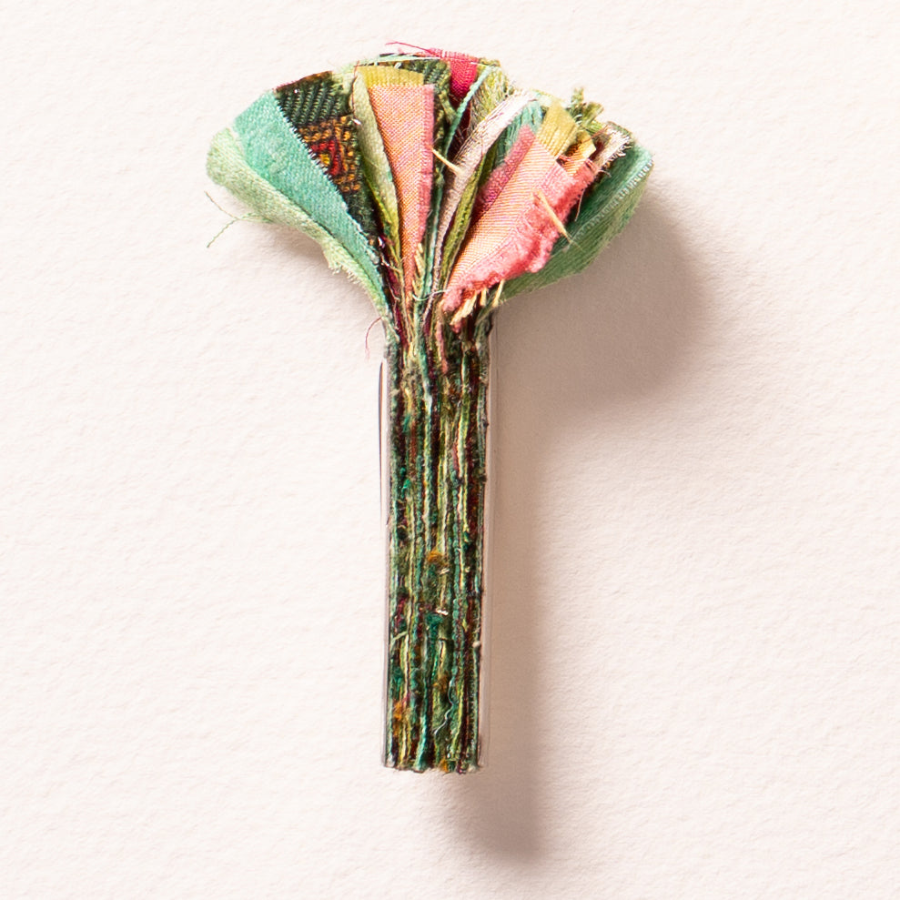 Sultana Shamshi | Silk Palm 2 (Brooch)