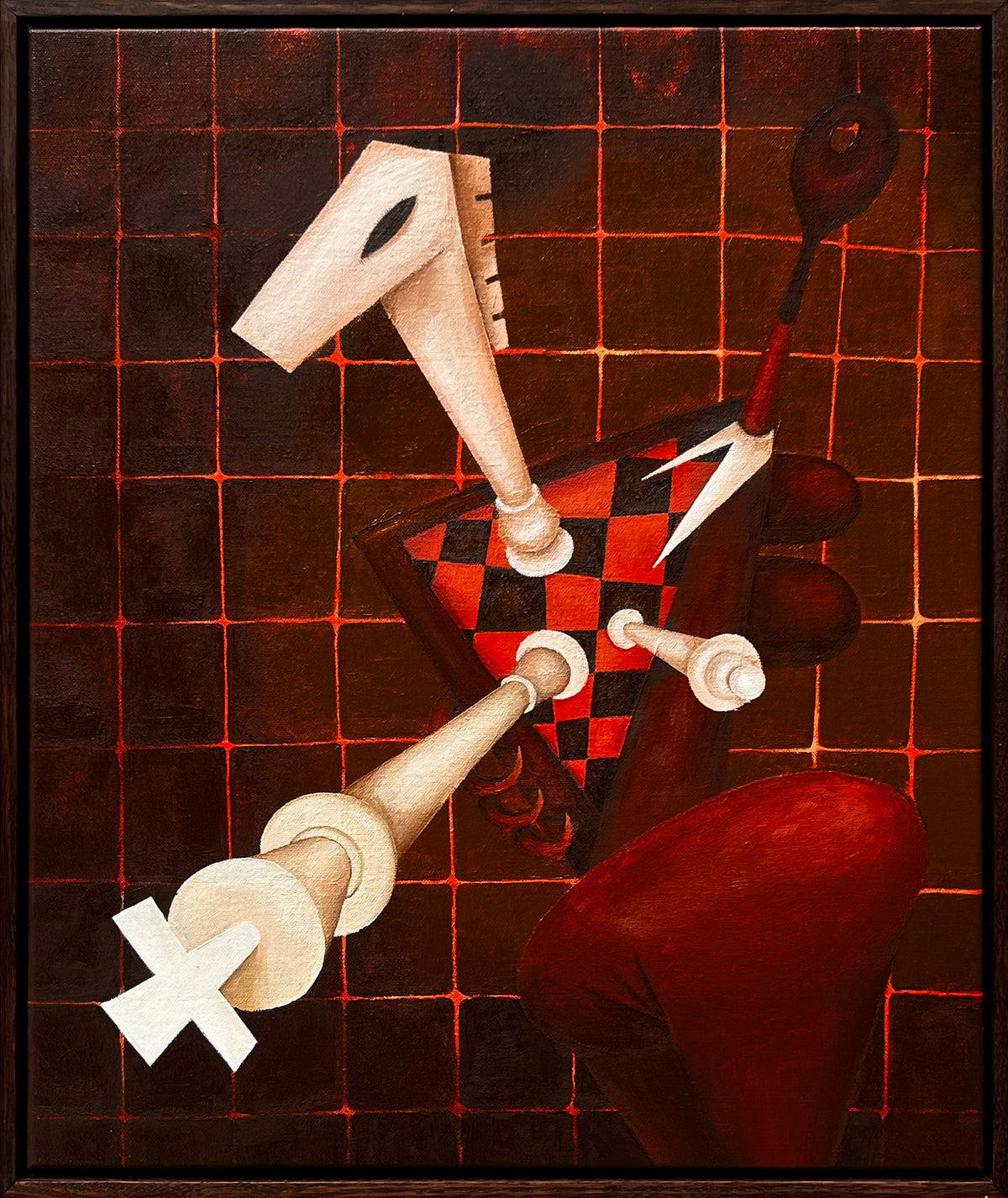 Isaac Hood | Woman with Chessboard