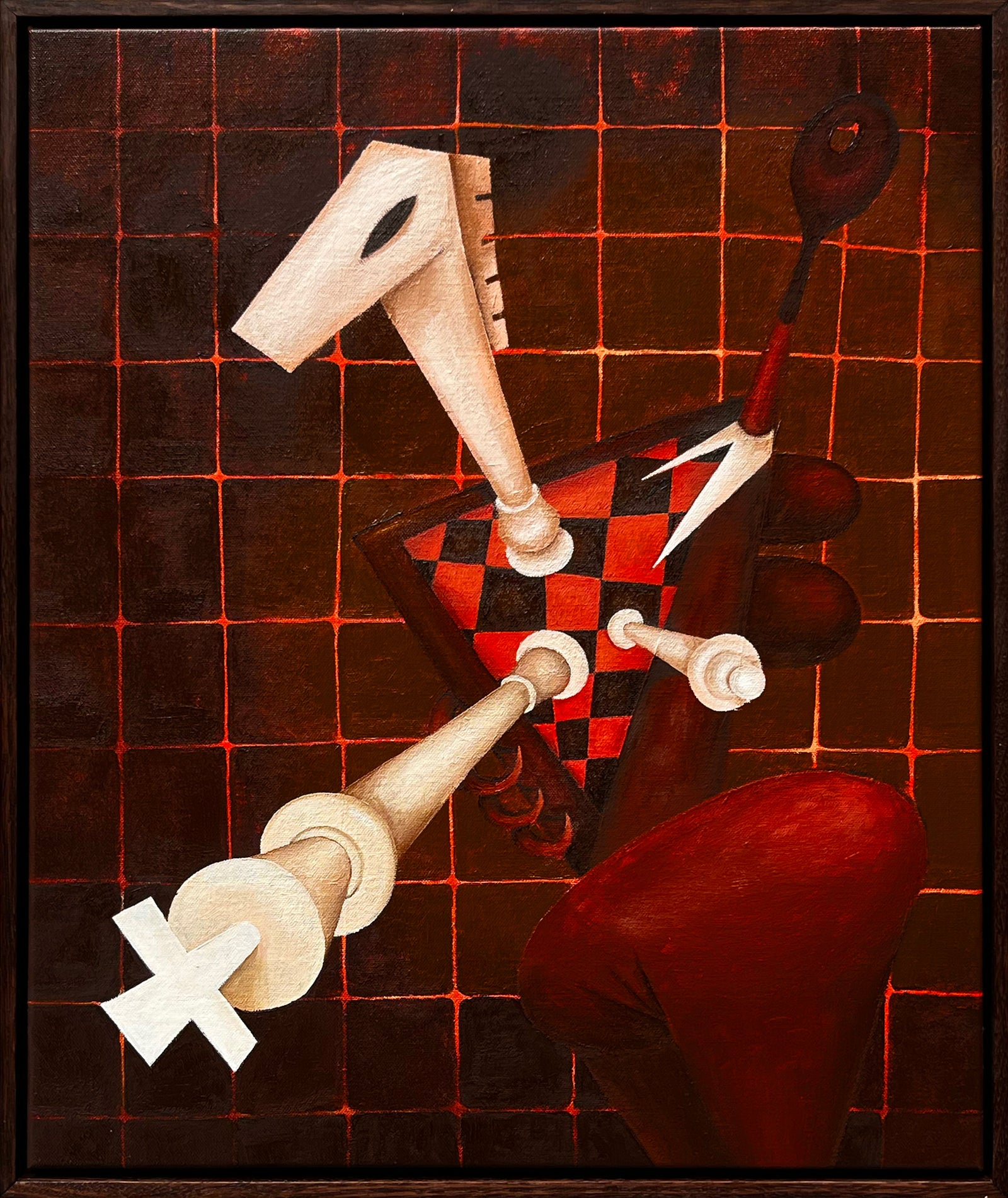 Isaac Hood | Woman with Chessboard
