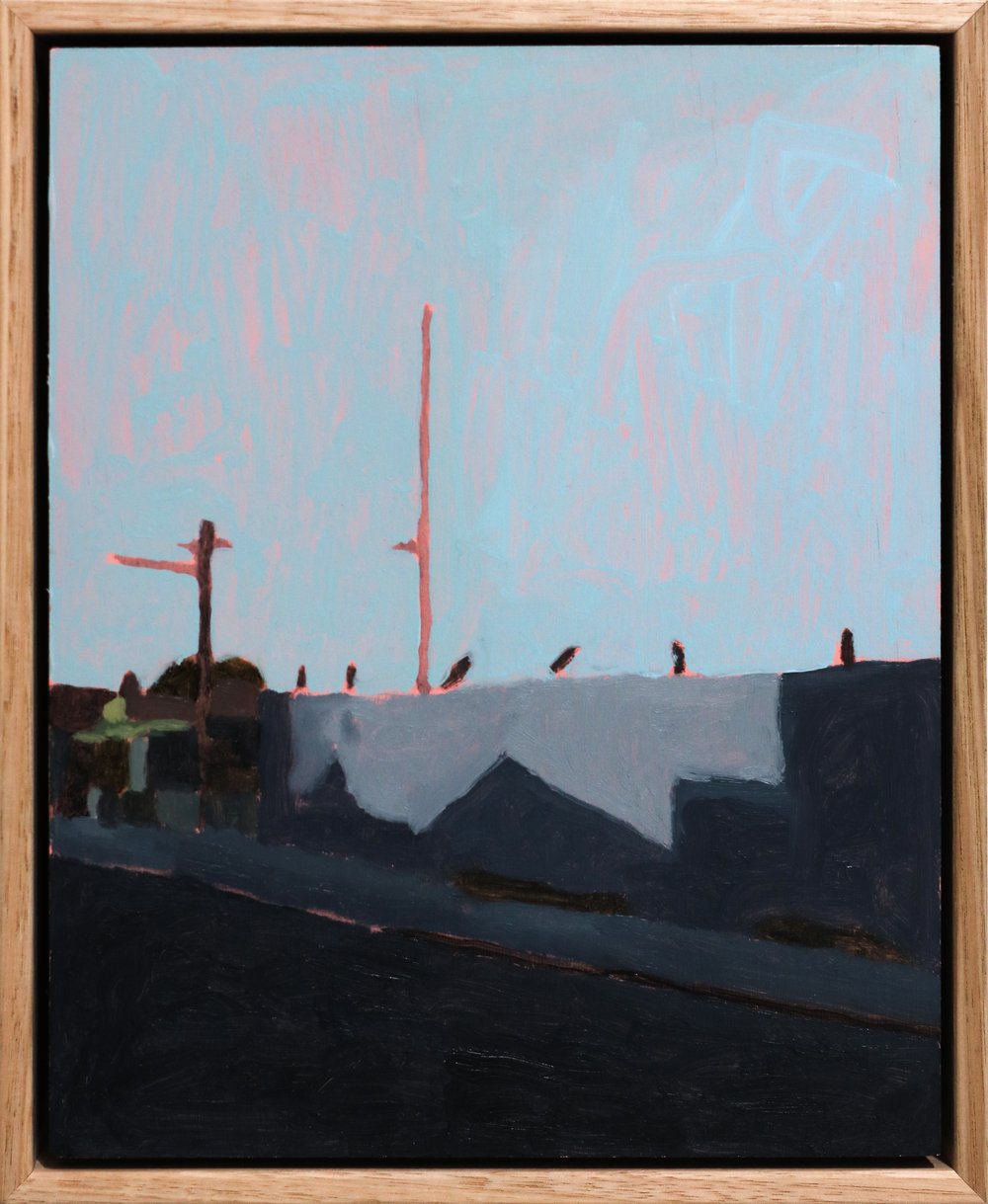 Oliver Abbott | Shipping Yard Fence, 7am